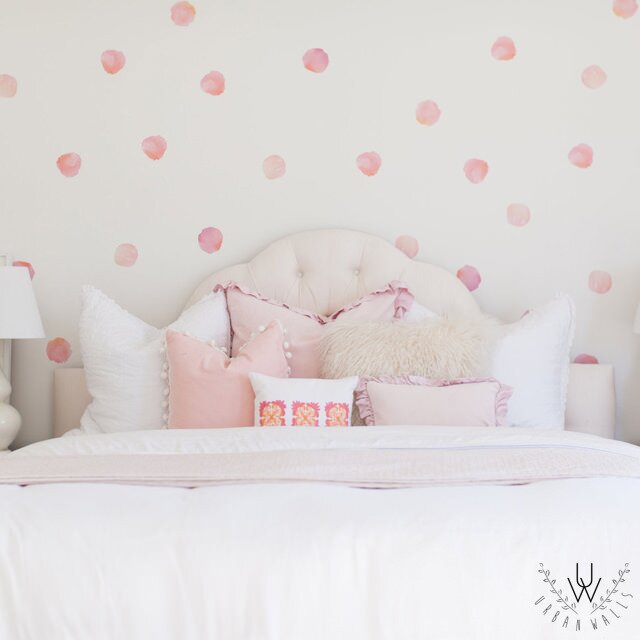 Kacie Watercolor Dots Wall Decal (Set of 50)