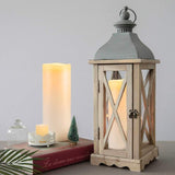 Maten LED with Timer Unscented Flameless Pillar Candle (Set of 2)