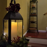 Maten LED with Timer Unscented Flameless Pillar Candle (Set of 2)