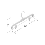 Springbank 12 PcsPlastic Hanger Set for Skirt/Pants