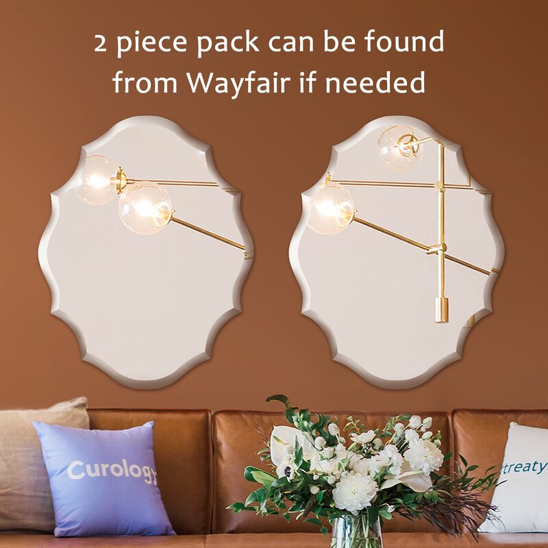 Sierkogy Oval Classic Beveled Accent Mirror