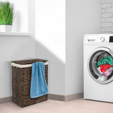 Siavia Wicker Foldable Laundry Basket