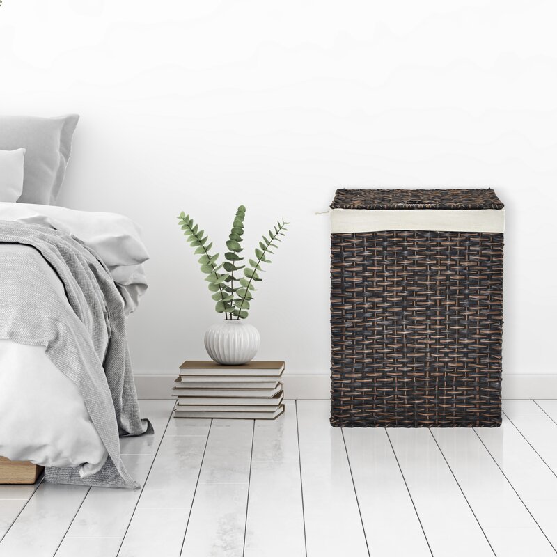 Siavia Wicker Foldable Laundry Basket