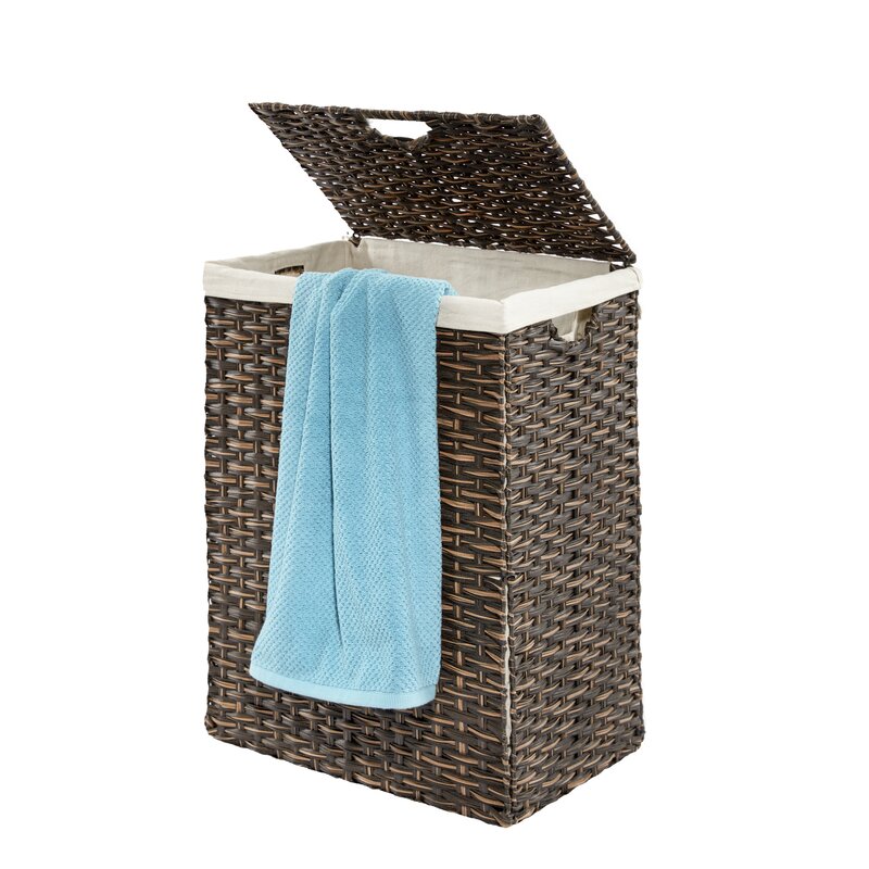Siavia Wicker Foldable Laundry Basket