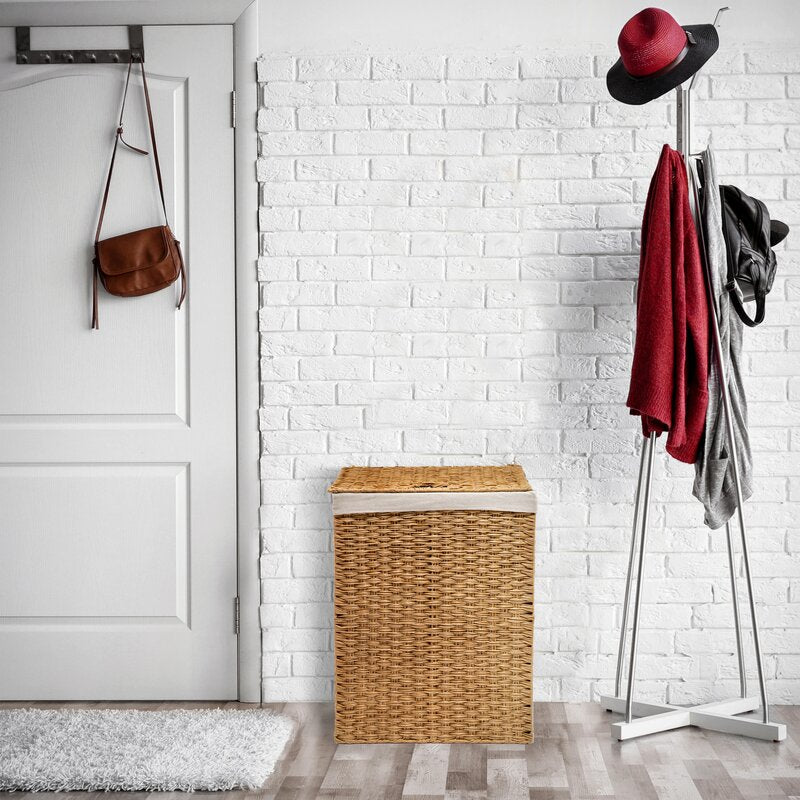 Siavia Wicker Foldable Laundry Basket