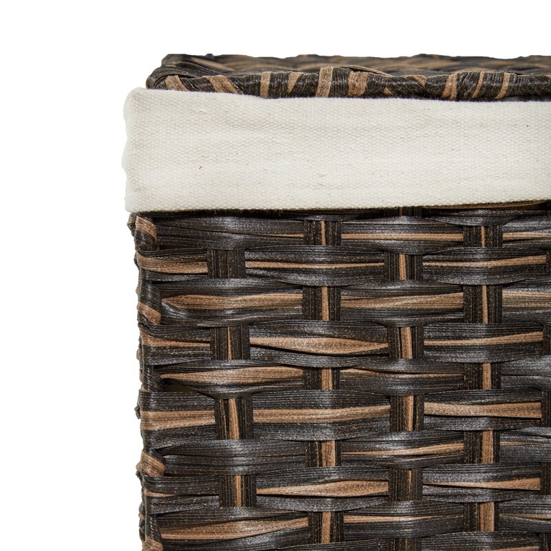 Siavia Wicker Foldable Laundry Basket