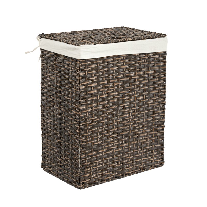 Siavia Wicker Foldable Laundry Basket