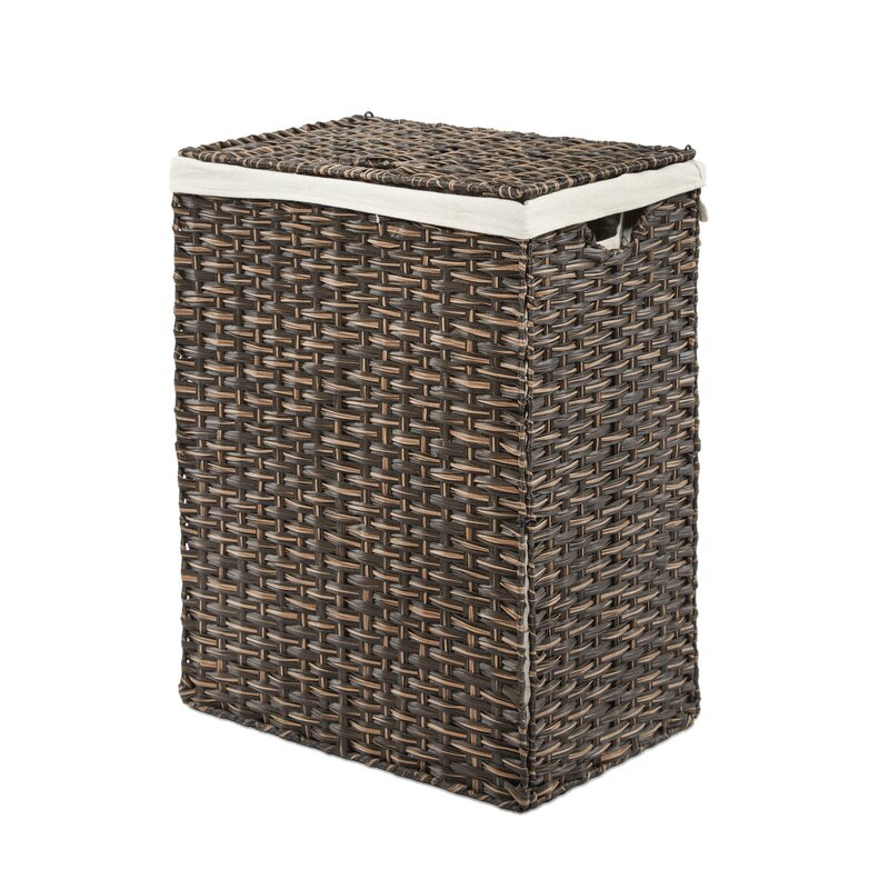 Siavia Wicker Foldable Laundry Basket
