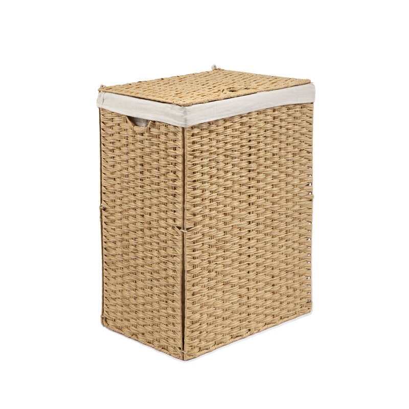 Siavia Wicker Foldable Laundry Basket