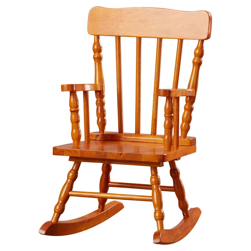 Baordal Solid Wood Kids Rocking Chair