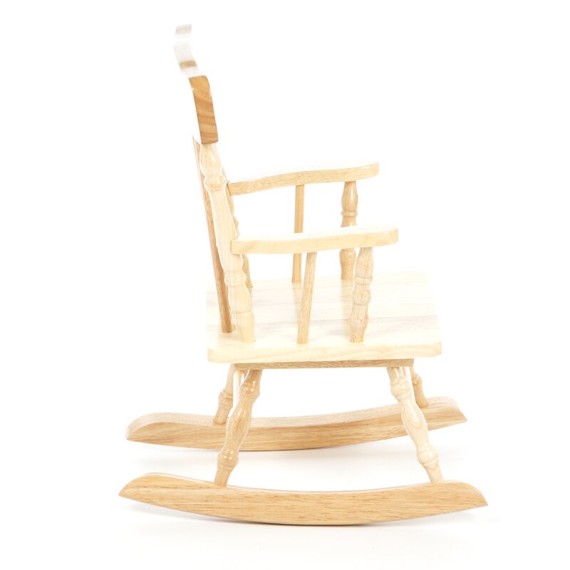 Baordal Solid Wood Kids Rocking Chair
