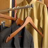 New Publo 25 Pcs Wood Hanger for Dress/Shirt/Sweater