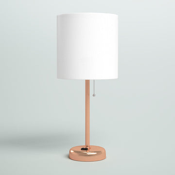 Tanner 19.5" Table Lamp with Outlet