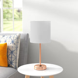 Tanner 19.5" Table Lamp with Outlet