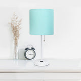Baxter 19.5" Table Lamp with Outlet