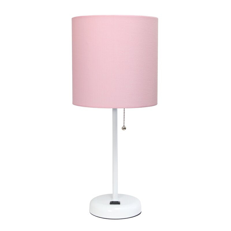 Baxter 19.5" Table Lamp with Outlet