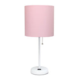 Baxter 19.5" Table Lamp with Outlet