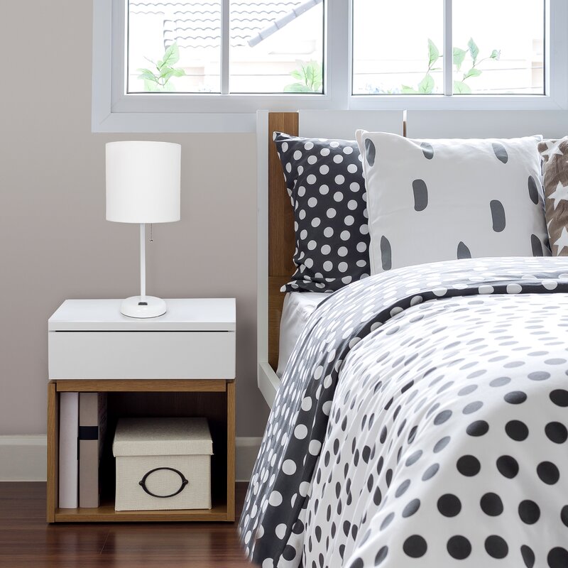 Baxter 19.5" Table Lamp with Outlet