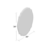 Dangui Classic Oval Beveled Accent Mirror
