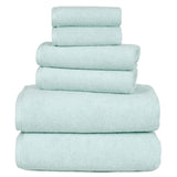 Janessa Egyptian-Quality Cotton 6 Piece Plush Towel Set