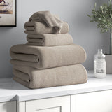 Janessa Egyptian-Quality Cotton 6 Piece Plush Towel Set