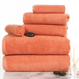 Janessa Egyptian-Quality Cotton 6 Piece Plush Towel Set