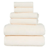Janessa Egyptian-Quality Cotton 6 Piece Plush Towel Set
