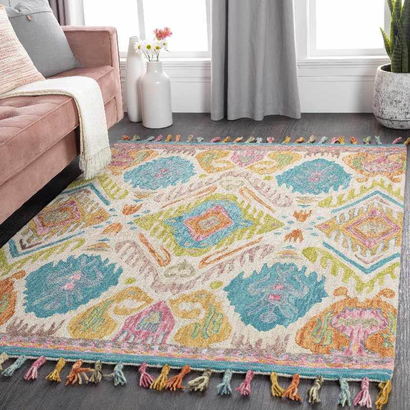 Emmarksworth Bohemian/Global Area Rug