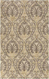 Glentif Transitional Taupe Area Rug