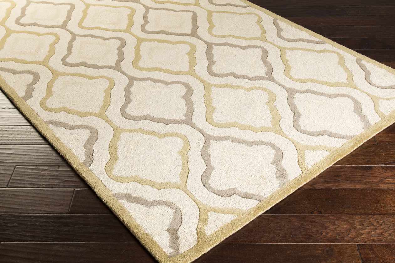 Fishcum Transitional Brown Cloud Area Rug