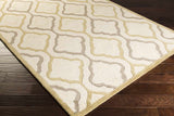 Fishcum Transitional Brown Cloud Area Rug