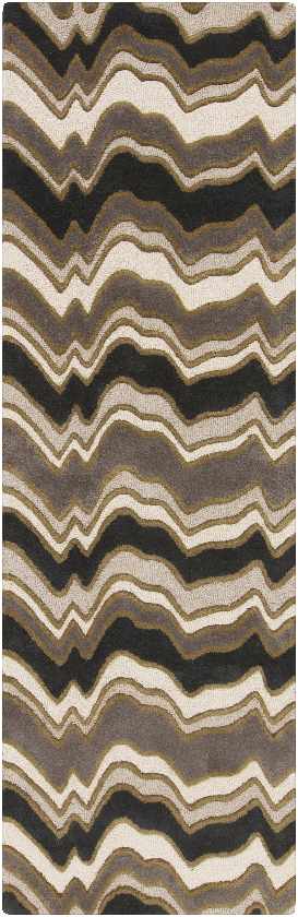 Nacha Modern Brown Area Rug