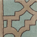 Kinglea Transitional Teal/Light Brown Area Rug