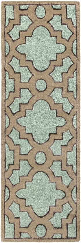 Kinglea Transitional Teal/Light Brown Area Rug