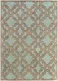 Kinglea Transitional Teal/Light Brown Area Rug