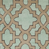 Kinglea Transitional Teal/Light Brown Area Rug
