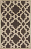 Squemo Transitional Dark Chocolate Area Rug