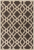 Squemo Transitional Dark Chocolate Area Rug