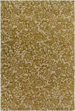 Woodsag Transitional Mustard/Khaki Area Rug