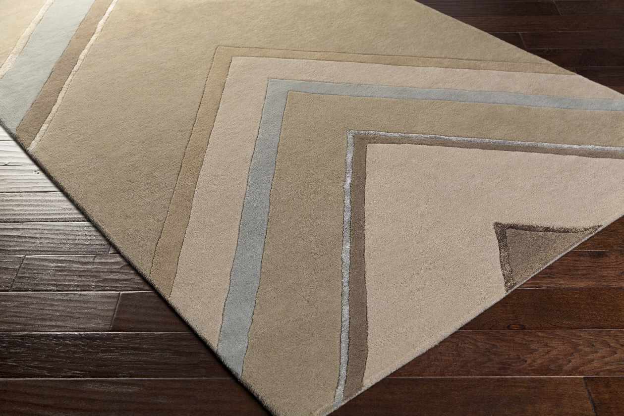 Passnga Modern Beige/Taupe Area Rug