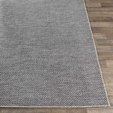 West Solid and Border Area Rug