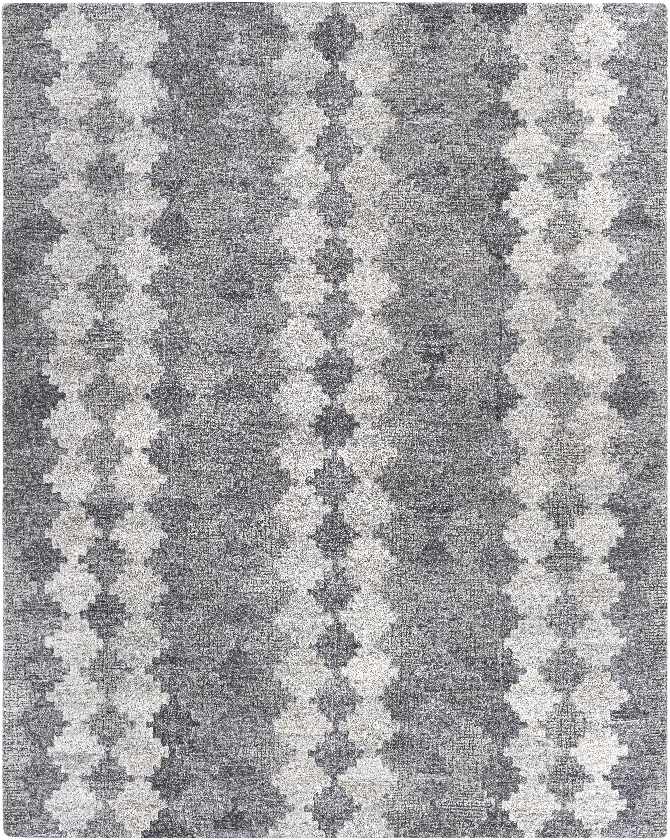 Higrayl Bohemian/Global Charcoal Area Rug
