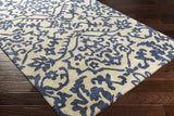 Dinez Transitional Khaki Area Rug