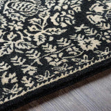 Rogla Transitional Black Area Rug