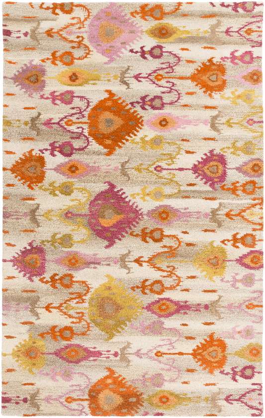 Kmulgan Bohemian/Global Burnt Orange Area Rug