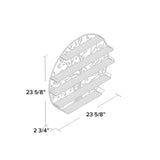 Constance Wall Mount Tree Nail Polish Cosmetic Organizer