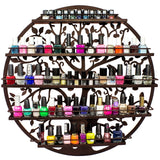 Constance Wall Mount Tree Nail Polish Cosmetic Organizer