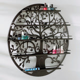 Constance Wall Mount Tree Nail Polish Cosmetic Organizer