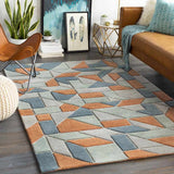 Coscapewo Modern Peach Area Rug