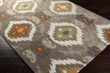 Immingham 8x11 Bohemian Brown Area Rug Carpet for Living Room Bedroom or Kitchen (8' x 11')